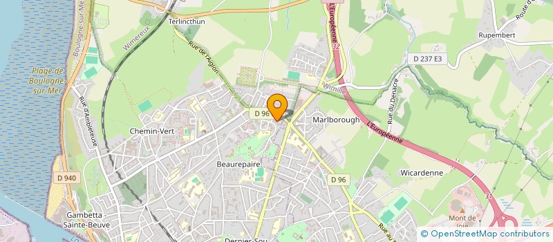 localisation de l'entreprise MONSIEUR DAVID EUGENE GUSTAVE DUHAUTOY à BOULOGNE-SUR-MER