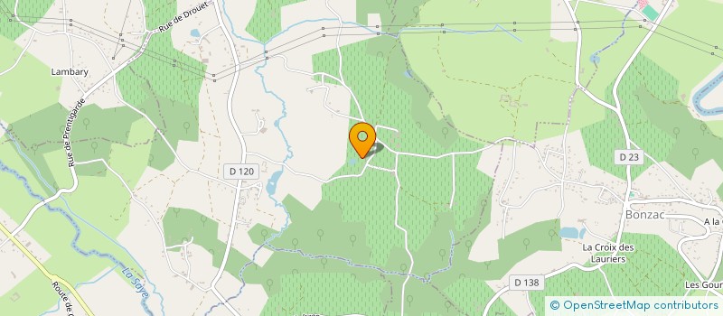 localisation de l'entreprise MONSIEUR DAVID EYMAS  SAINT-MARTIN-DU-BOIS