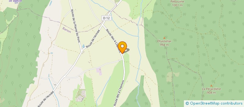 localisation de l'entreprise MONSIEUR DAVID FABRE  REVEST-DU-BION