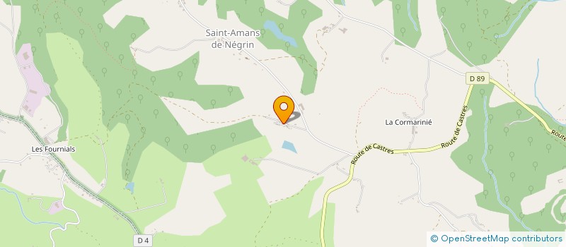 localisation de l'entreprise MONSIEUR DAVID FABRE  MONTREDON-LABESSONNIE