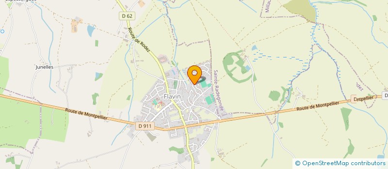 localisation de l'entreprise MONSIEUR DAVID FABRE  FLAVIN