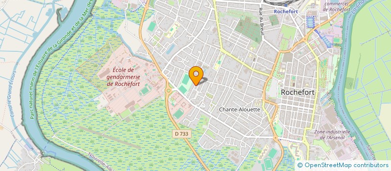 localisation de l'entreprise MONSIEUR DAVID FABRE  ROCHEFORT