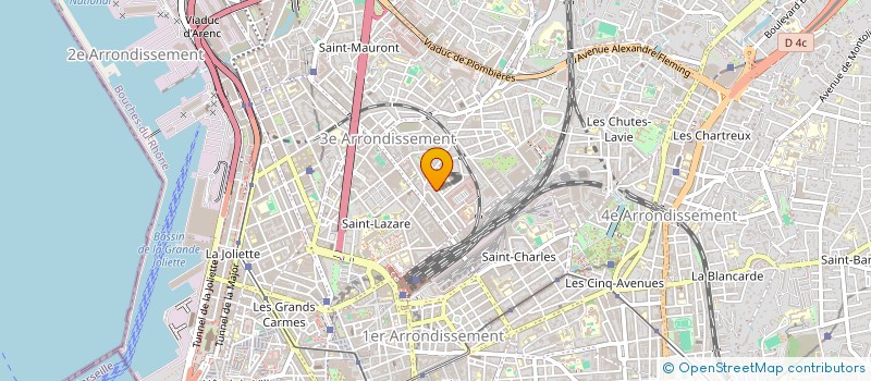 localisation de l'entreprise MONSIEUR DAVID FABRO  MARSEILLE