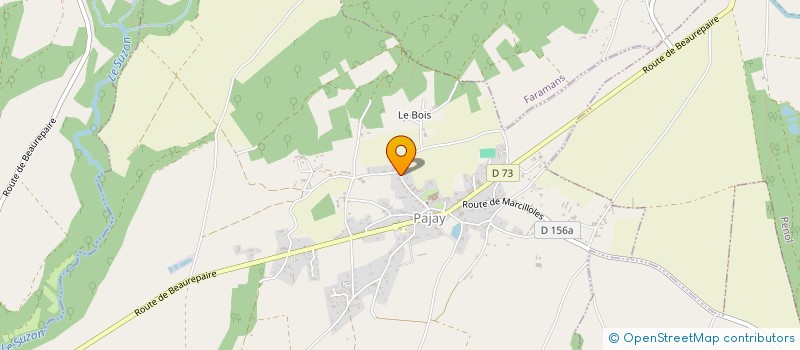 localisation de l'entreprise MONSIEUR DAVID FAINTRENIE  PAJAY