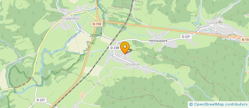 localisation de l'entreprise MONSIEUR DAVID FAIVRE  LESSEUX