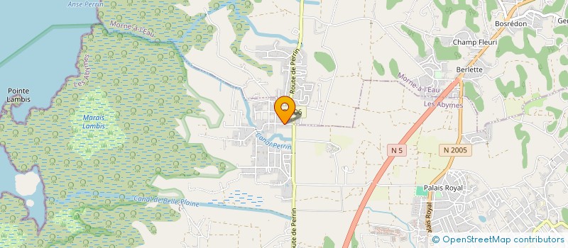 localisation de l'entreprise MONSIEUR DAVID FANOUILLERE  LES ABYMES