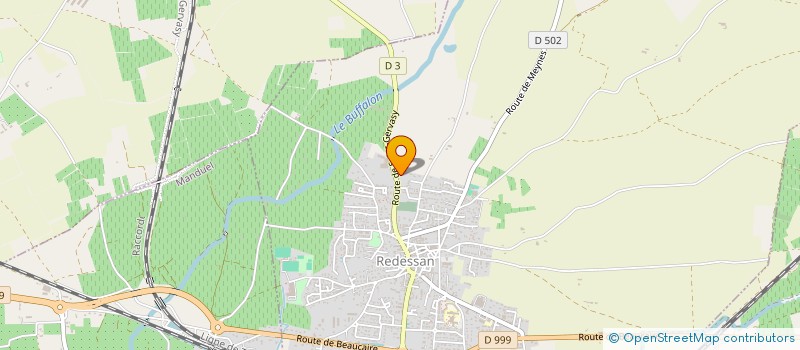 localisation de l'entreprise MONSIEUR DAVID FANTON  REDESSAN