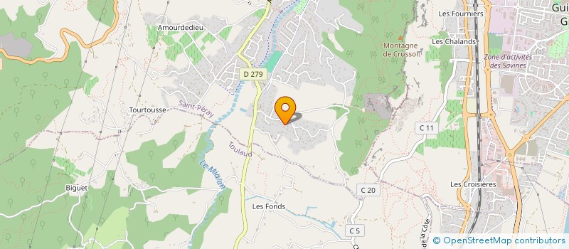 localisation de l'entreprise MONSIEUR DAVID FAR  SAINT-PERAY