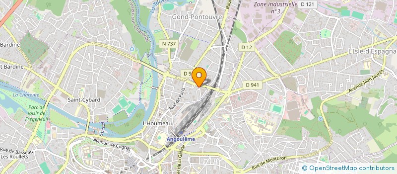 localisation de l'entreprise MONSIEUR DAVID FARGIER à ANGOULEME