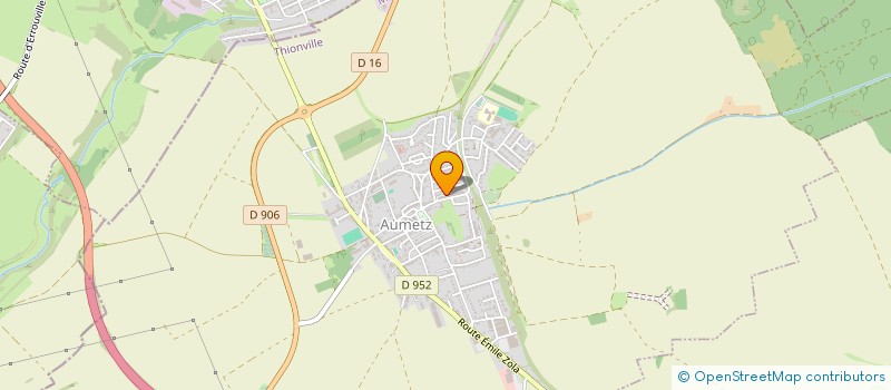 localisation de l'entreprise MONSIEUR DAVID FAUCHEUR  AUMETZ