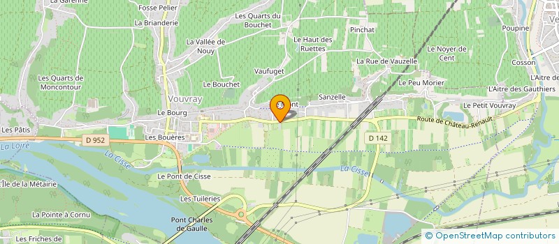 localisation de l'entreprise MONSIEUR DAVID FAUCHEUX  VOUVRAY