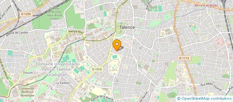 localisation de l'entreprise MONSIEUR DAVID FAURY à TALENCE