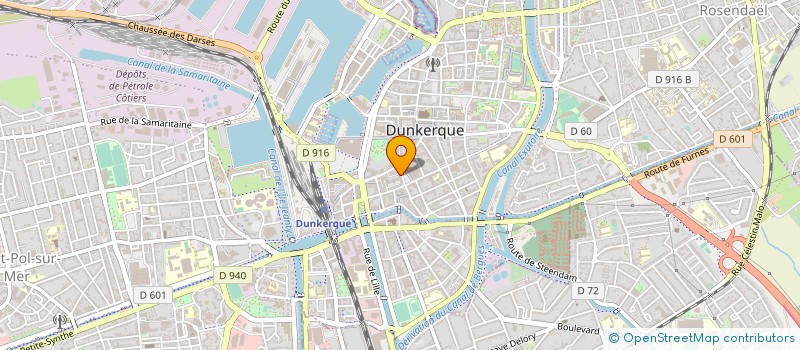 localisation de l'entreprise MONSIEUR DAVID FAVIERES  DUNKERQUE