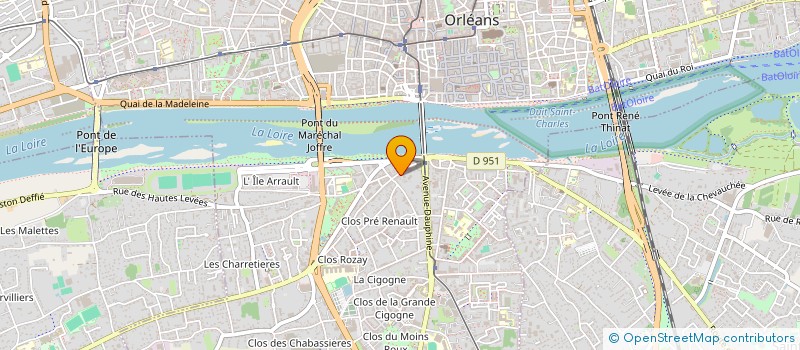 localisation de l'entreprise MONSIEUR DAVID FAYEL  ORLEANS