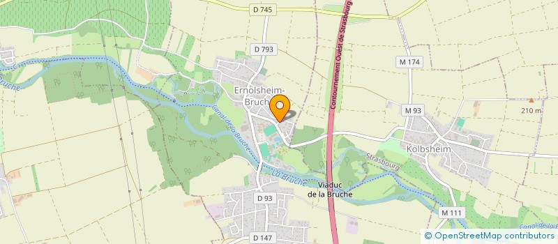 localisation de l'entreprise MONSIEUR DAVID FEIGENBRUGEL à ERNOLSHEIM-BRUCHE