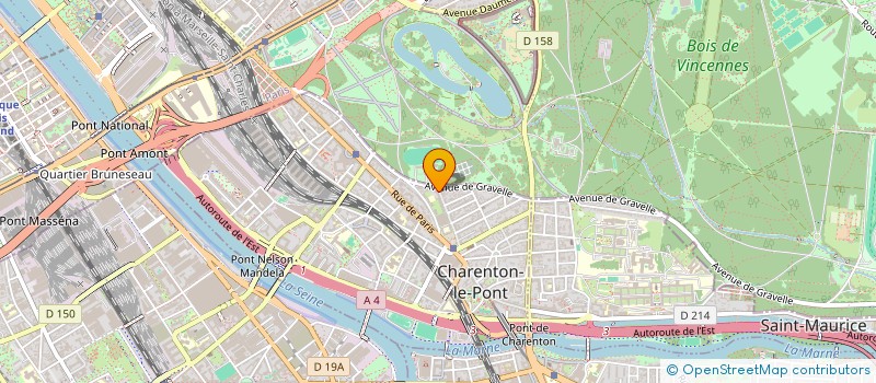 localisation de l'entreprise MONSIEUR DAVID FELLOUS  CHARENTON-LE-PONT