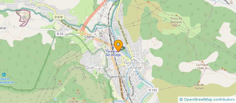 localisation de l'entreprise MONSIEUR DAVID FERNANDES  TARASCON-SUR-ARIEGE