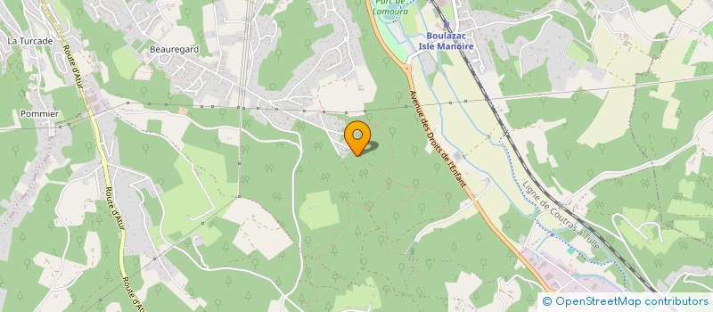 localisation de l'entreprise MONSIEUR DAVID FERNANDES  CHAMPCEVINEL