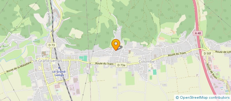 localisation de l'entreprise MONSIEUR DAVID FERNANDES CAMPOS  COLOMBE