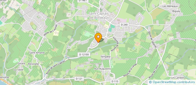 localisation de l'entreprise MONSIEUR DAVID FERNANDES DE SOUSA  SAINT-CAPRAIS-DE-BORDEAUX