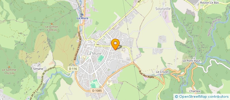 localisation de l'entreprise MONSIEUR DAVID FERNANDES VAZ  LA MURE