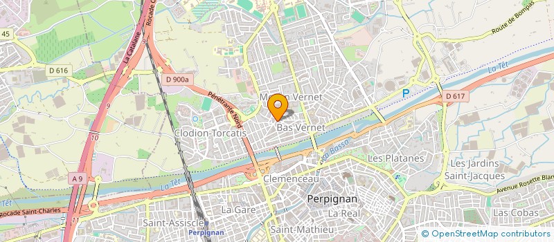 localisation de l'entreprise MONSIEUR DAVID FERNANDEZ  PERPIGNAN