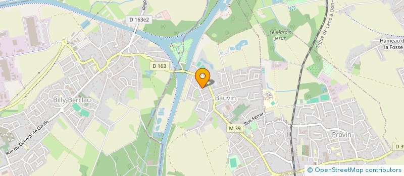 localisation de l'entreprise MONSIEUR DAVID FERNANDEZ  BAUVIN