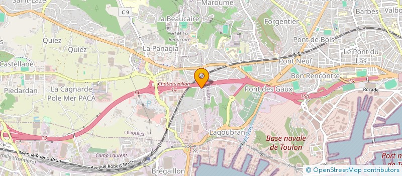 localisation de l'entreprise MONSIEUR DAVID FERNANDEZ  OLLIOULES