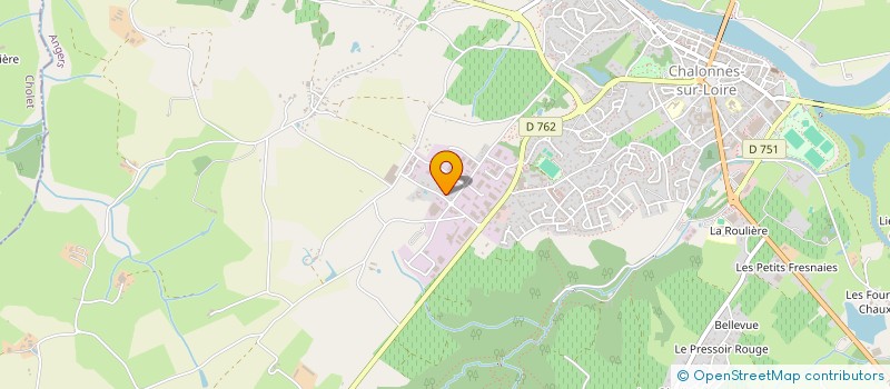 localisation de l'entreprise MONSIEUR DAVID FERNANDEZ  CHALONNES-SUR-LOIRE