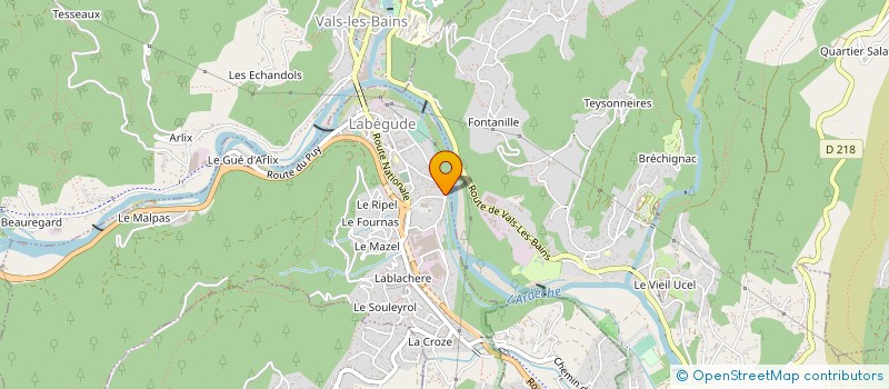 localisation de l'entreprise MONSIEUR DAVID FERNANDEZ DEL RIO  LABEGUDE