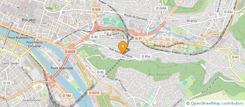 localisation de l'entreprise MONSIEUR DAVID FERON à ROUEN