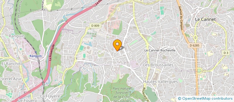 localisation de l'entreprise MONSIEUR DAVID FERRARIS à LE CANNET