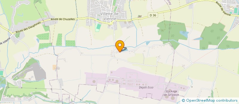 localisation de l'entreprise MONSIEUR DAVID FERREIRA  VILLETTE-DE-VIENNE