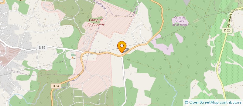 localisation de l'entreprise MONSIEUR DAVID FERREIRA  LA MOTTE