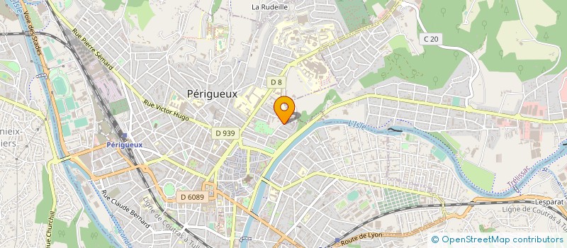 localisation de l'entreprise MONSIEUR DAVID FERRY  PERIGUEUX