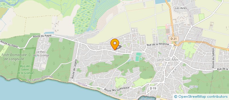 localisation de l'entreprise MONSIEUR DAVID FERT  SAINT-AVAUGOURD-DES-LANDES