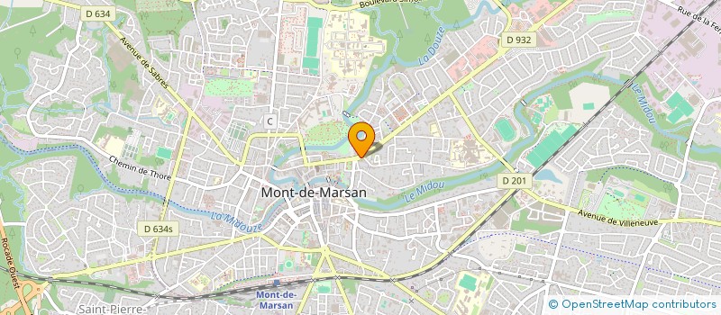 localisation de l'entreprise MONSIEUR DAVID FEYNIE  MONT-DE-MARSAN
