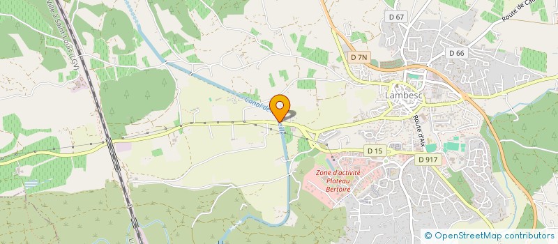 localisation de l'entreprise MONSIEUR DAVID FICHET  LAMBESC