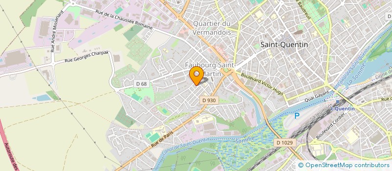 localisation de l'entreprise MONSIEUR DAVID FIERRET à SAINT-QUENTIN