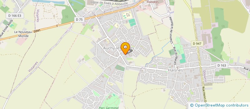 localisation de l'entreprise MONSIEUR DAVID FIEY  AUCHY-LES-MINES