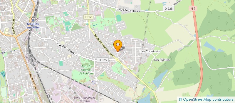 localisation de l'entreprise MONSIEUR DAVID FIGUEIREDO  YZEURE