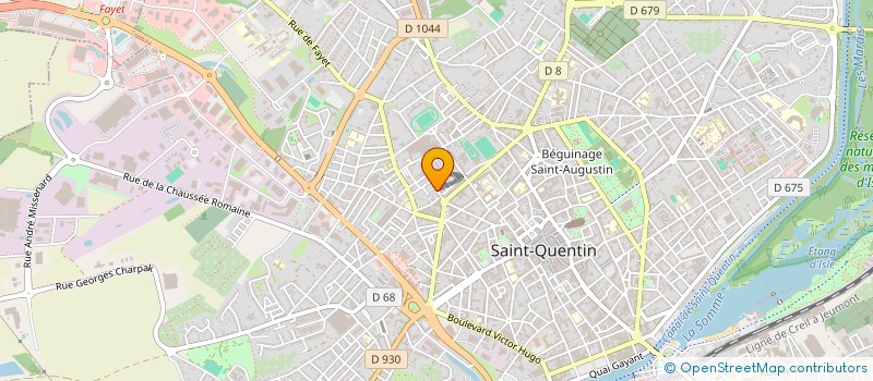 localisation de l'entreprise MONSIEUR DAVID FILIERI  SAINT-QUENTIN