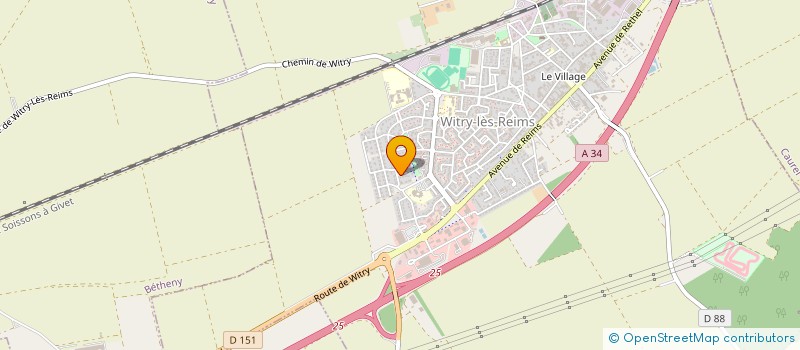 localisation de l'entreprise MONSIEUR DAVID FILLOLS  WITRY-LES-REIMS