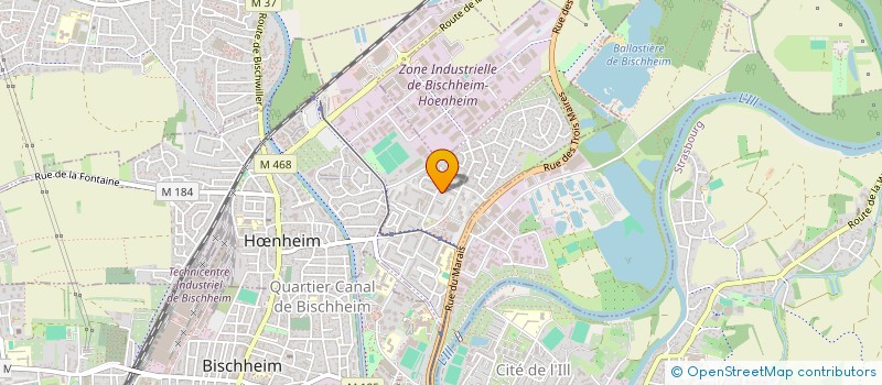 localisation de l'entreprise MONSIEUR DAVID FISCHER  HNHEIM