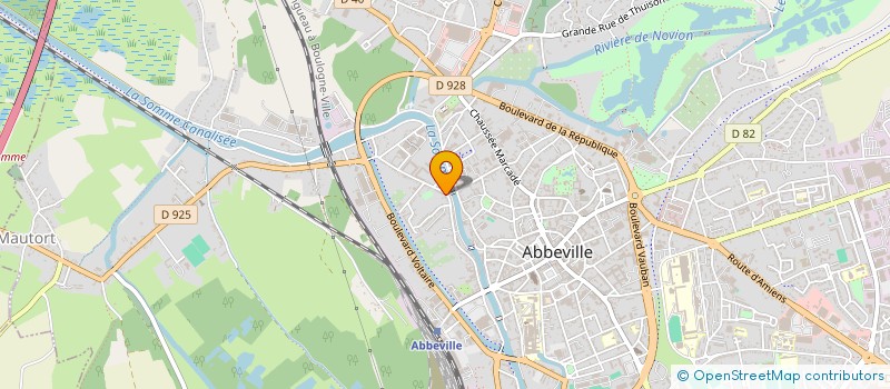 localisation de l'entreprise MONSIEUR DAVID FISSET à ABBEVILLE