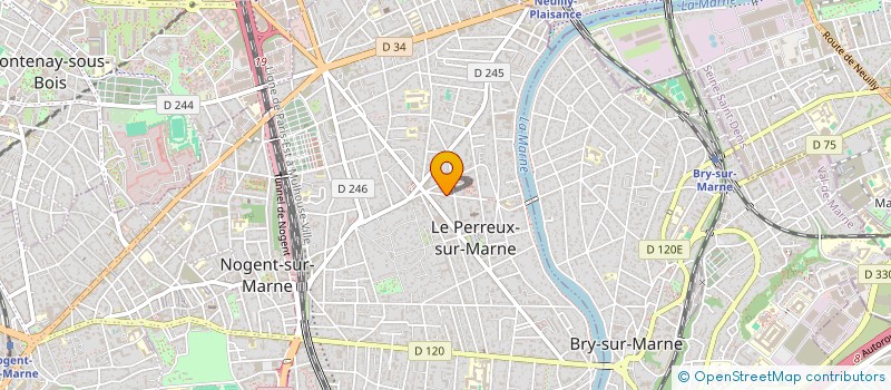 localisation de l'entreprise MONSIEUR DAVID FITOUSSI  LE PERREUX-SUR-MARNE