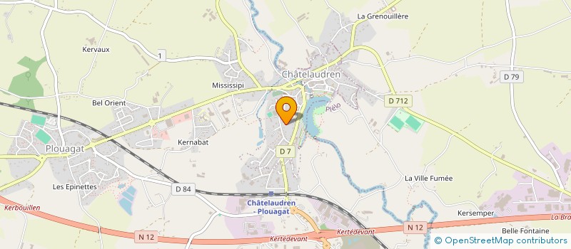 localisation de l'entreprise MONSIEUR DAVID FLAHAUT à PLELO