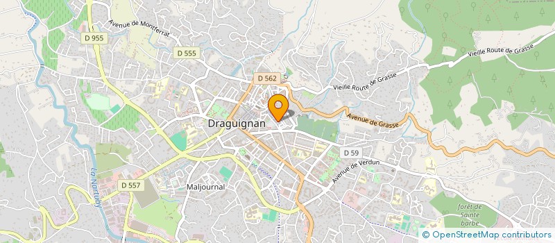 localisation de l'entreprise MONSIEUR DAVID FLAHAUT  DRAGUIGNAN