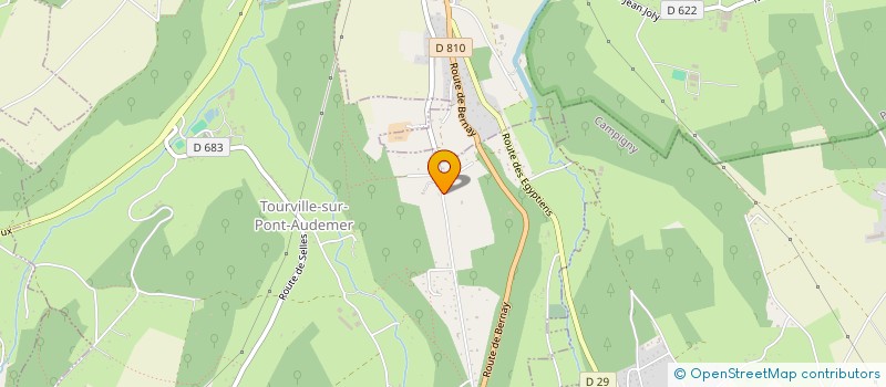 localisation de l'entreprise MONSIEUR DAVID FLETCHER  TOURVILLE-SUR-PONT-AUDEMER