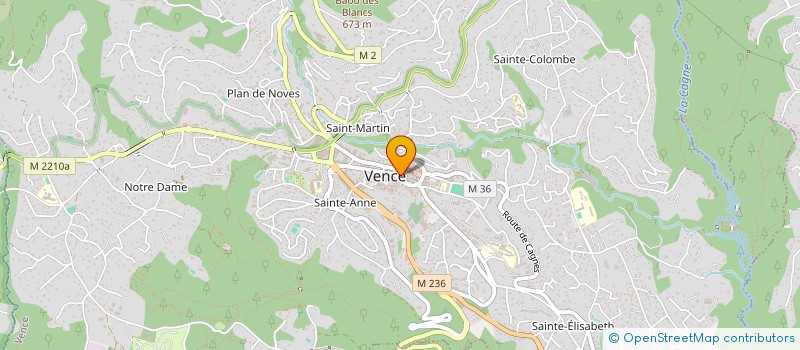 localisation de l'entreprise MONSIEUR DAVID FLEURIEL à VENCE